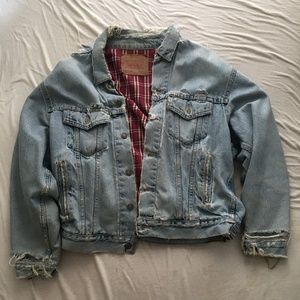 Distressed Denim Jacket